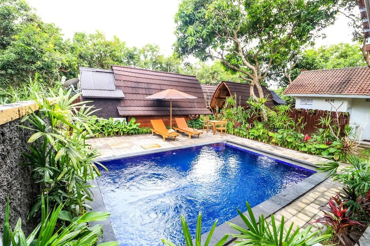 ג'ימבאראן Kubu Kak Dudung Villas