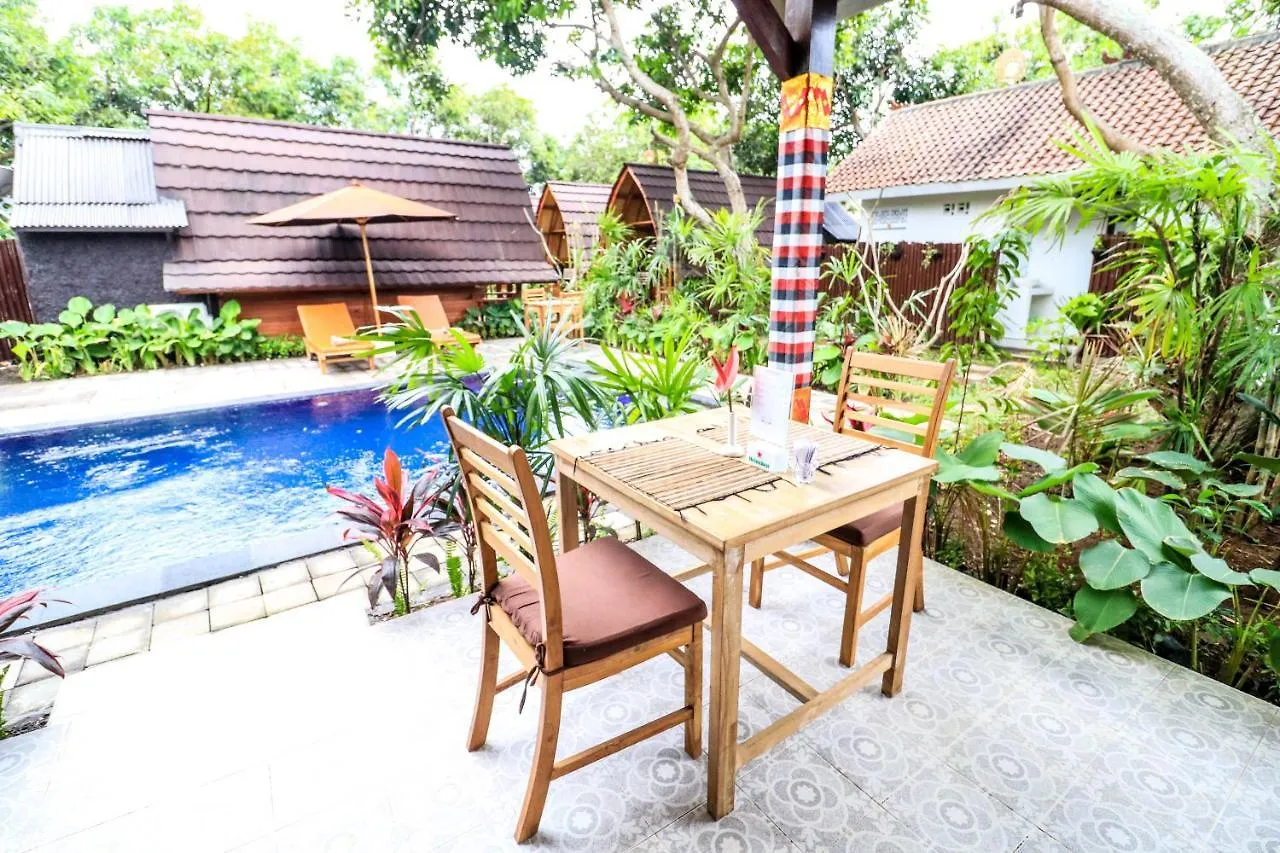 ** בית הארחה ג'ימבאראן Kubu Kak Dudung Villas אינדונזיה